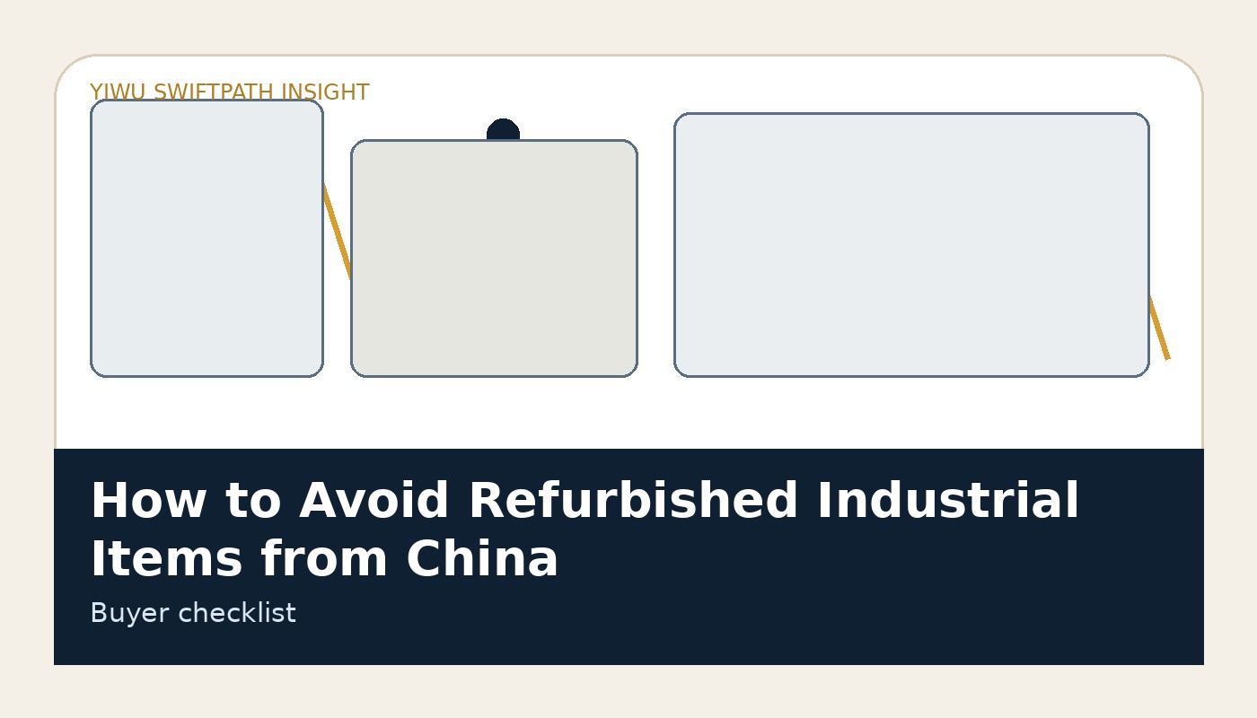 How to Avoid Refurbished Industrial Items from China image 3