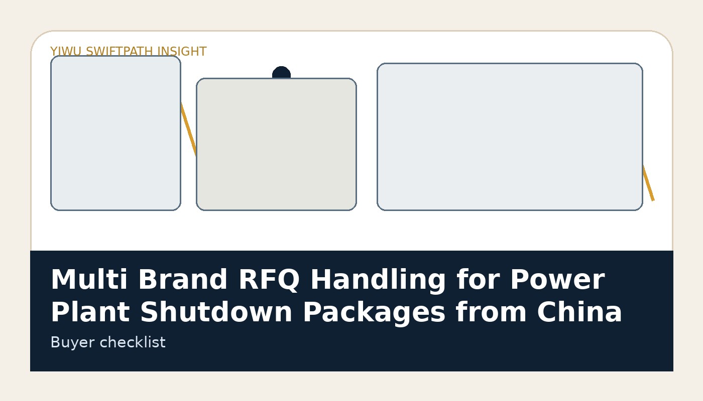 Multi Brand RFQ Handling for Power Plant Shutdown Packages from China image 3